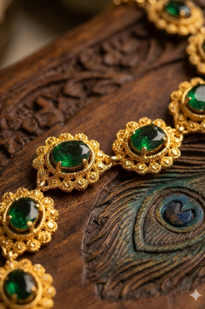 Alternative view of Vintage style panchaloham Necklace