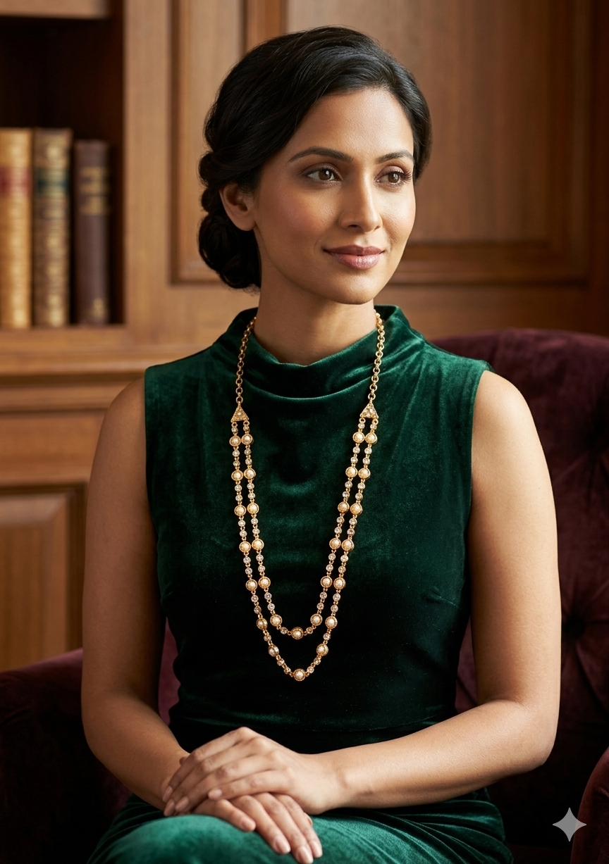 Vintage style panchaloham Necklace - Image 3