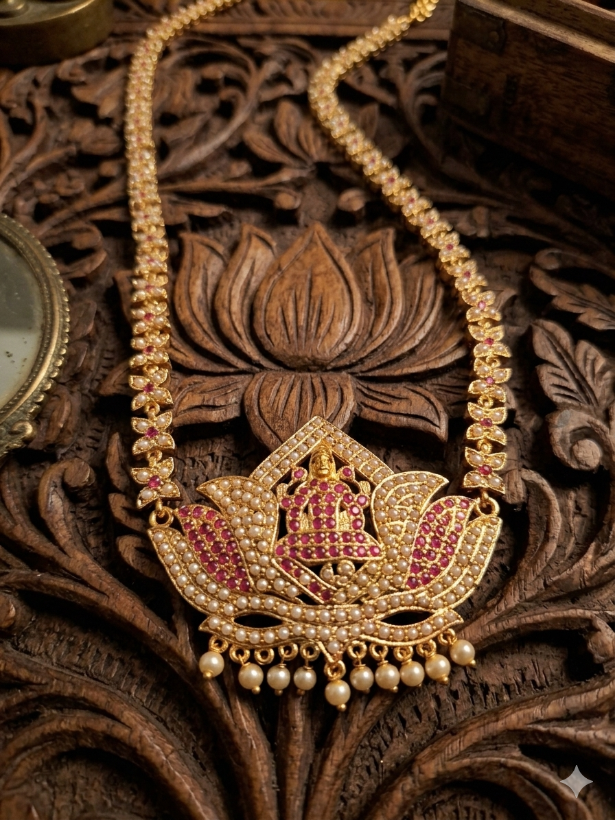 Vintage style panchaloham Necklace