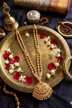Vintage style panchaloham Necklace