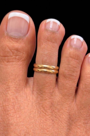 Alternative view of Panchaloham Toe rings