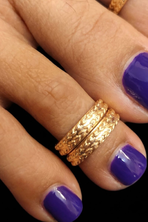 Alternative view of Panchaloham Toe rings