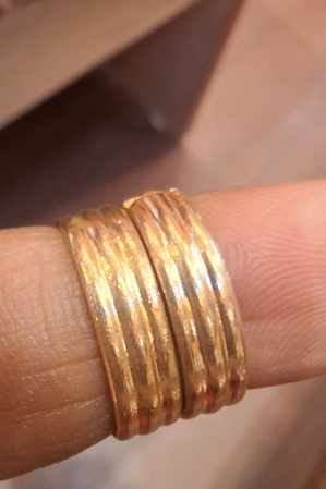 Alternative view of Panchaloham Toe rings