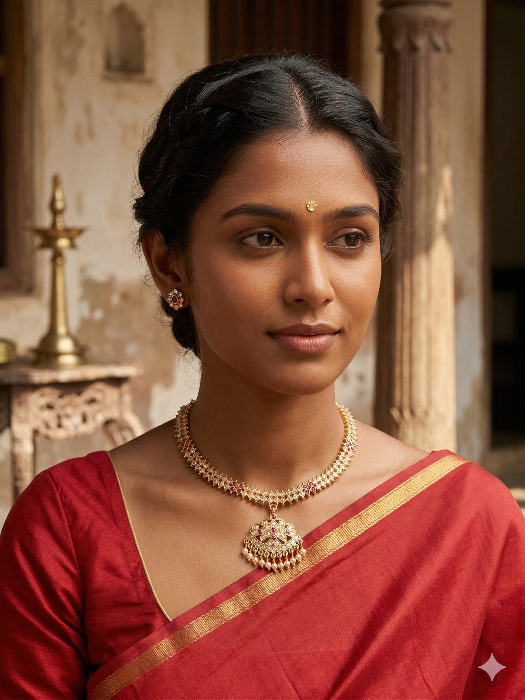 Vintage style panchaloham Neck choker - Image 3