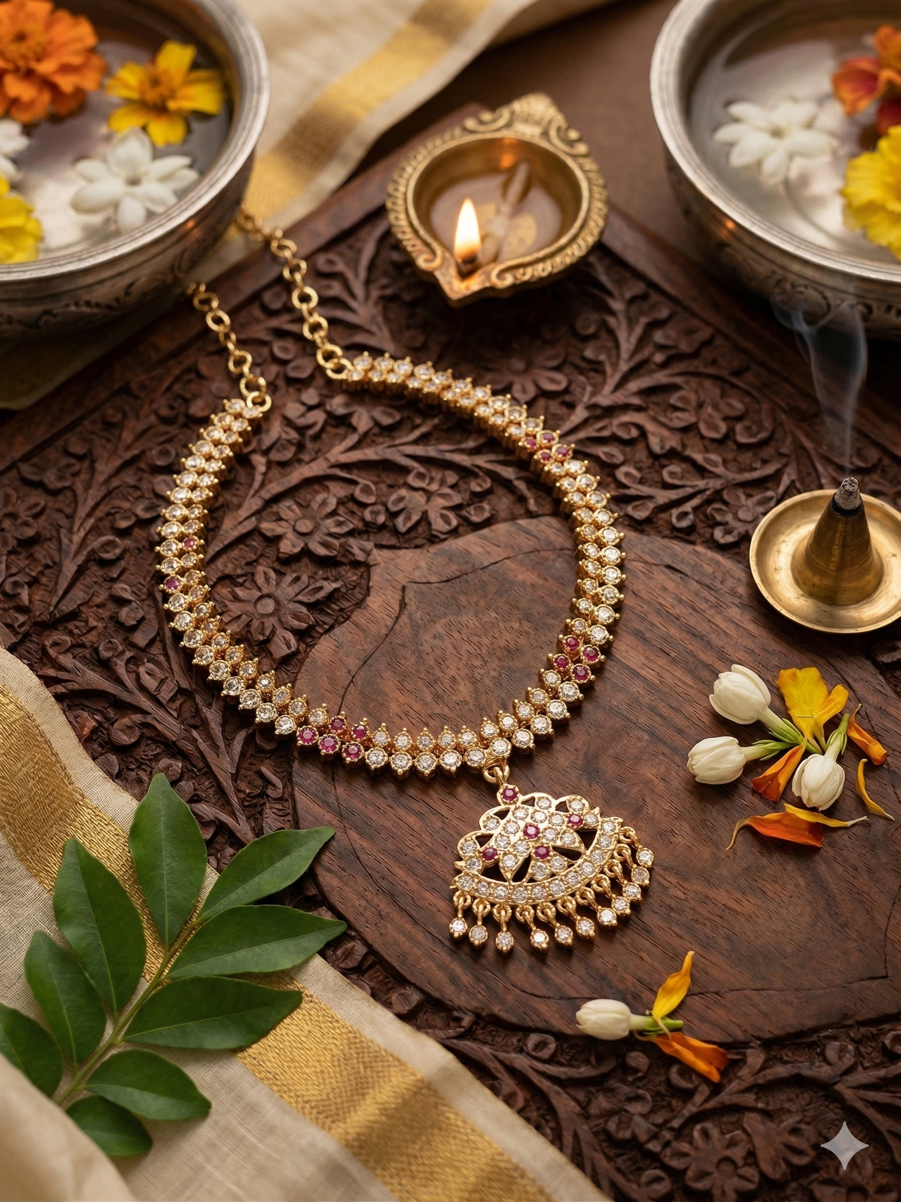 Vintage style panchaloham Neck choker