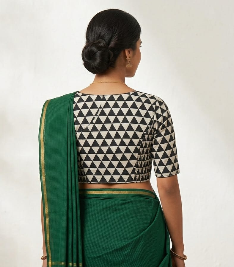 Cotton non padded side stretch blouse - Image 3